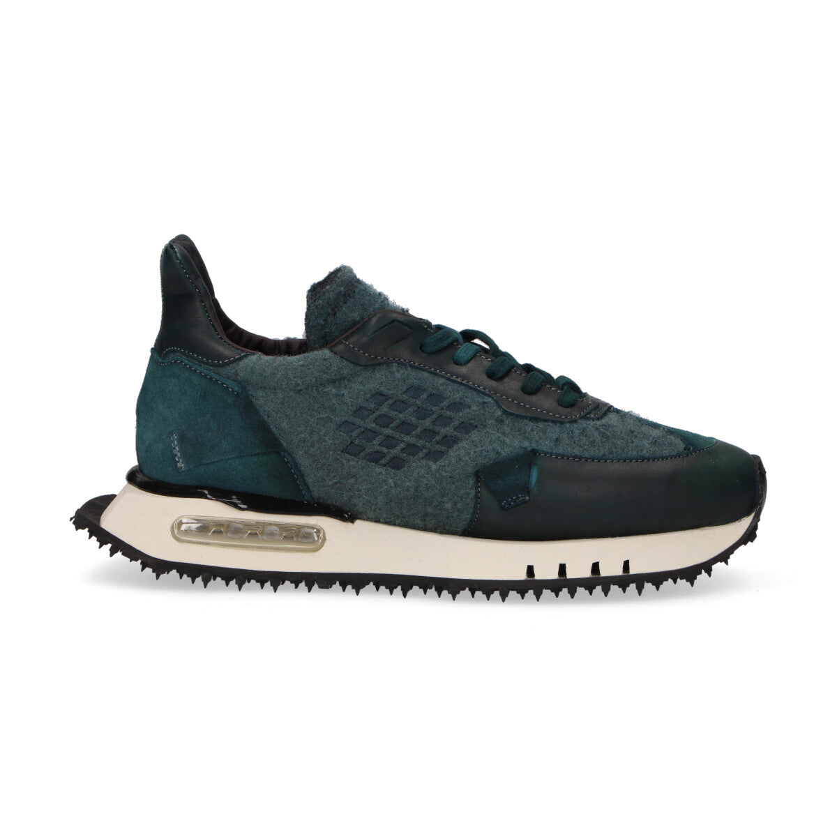 BePositive sneaker Race in lana blu