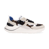 D.A.T.E. Sneaker Fuga pony leopard white