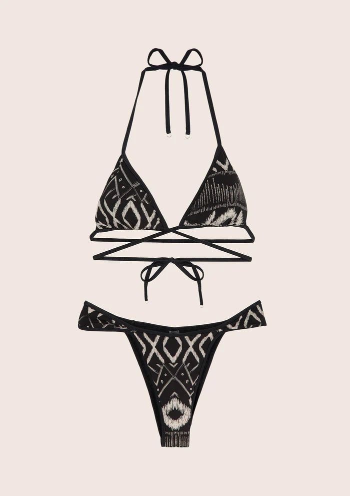 Effek bikini triangolo e slip fisso ethos nero