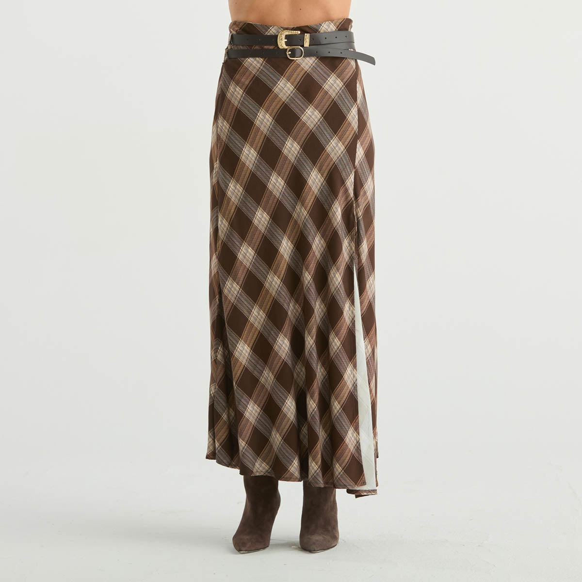 Haveone gonna lunga in fantasia marrone