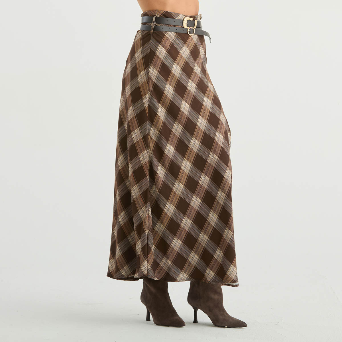 Haveone gonna lunga in fantasia marrone