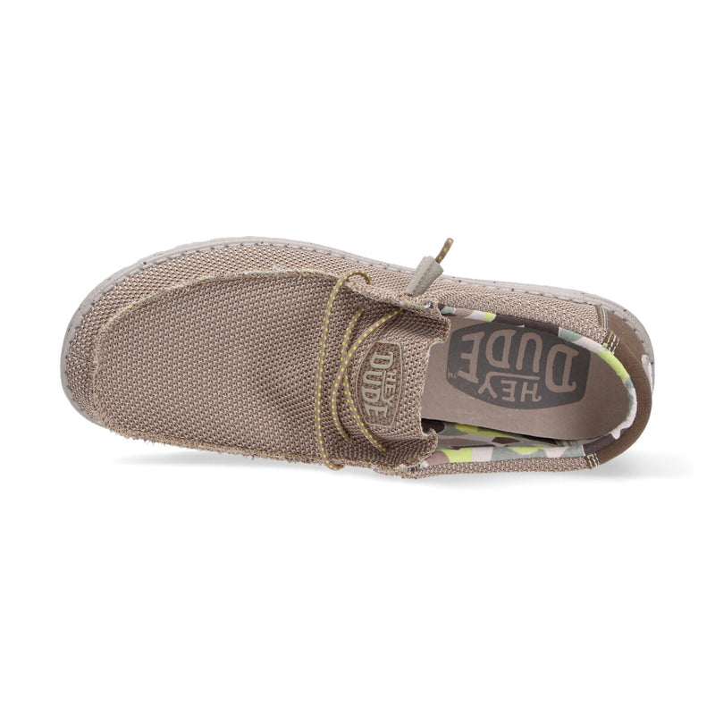 Hey Dude Wally Sox triple Needle camel