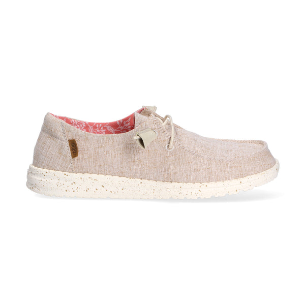 Hey Dude Wendy Chambray white nut
