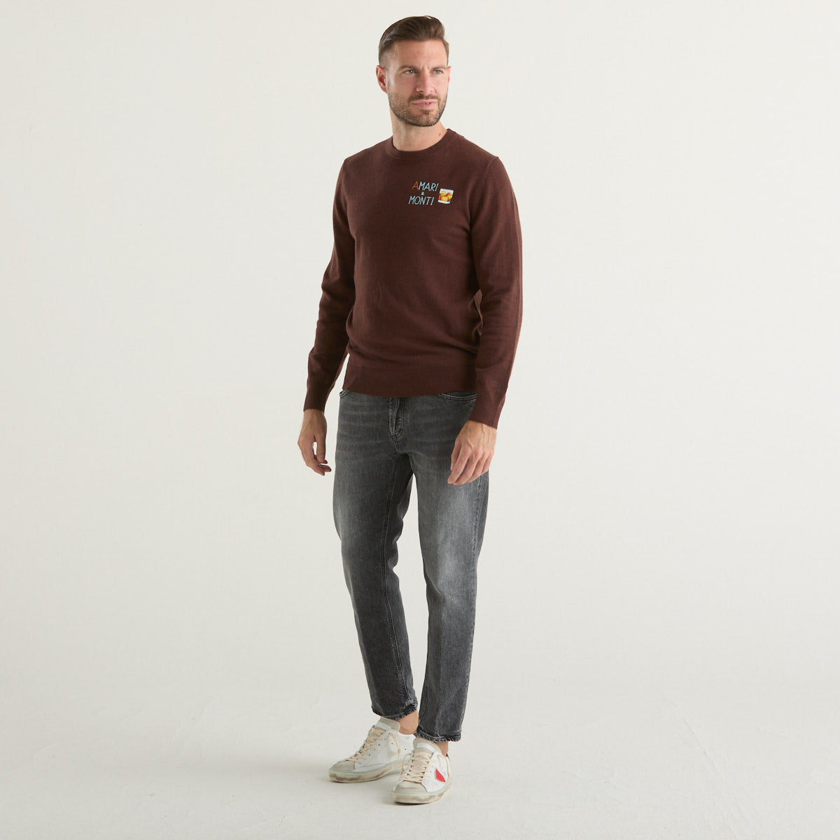 Mc2 Saint Barth maglione amari e monti marrone