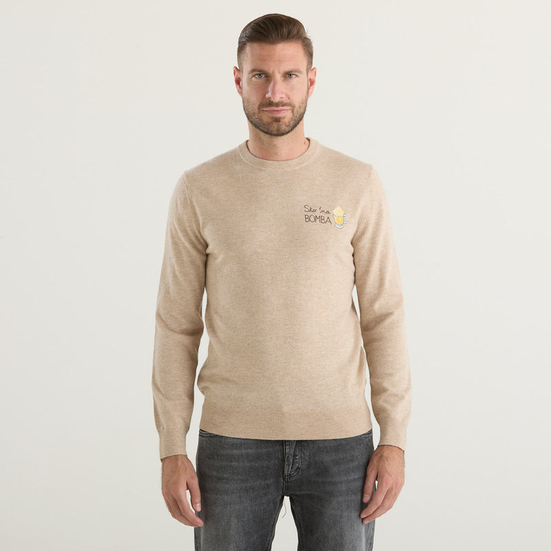 Mc2 Saint Barth maglione baileys crema beige