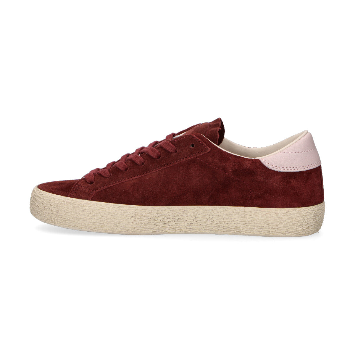 D.A.T.E. sneaker Hill Low camoscio bordeaux