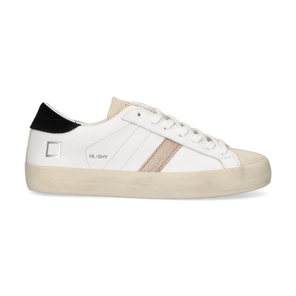 D.A.T.E. sneaker Hill Low pelle bianca