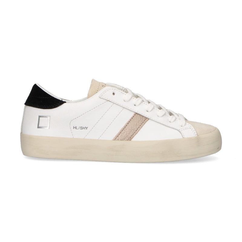 D.A.T.E. sneaker Hill Low pelle bianca