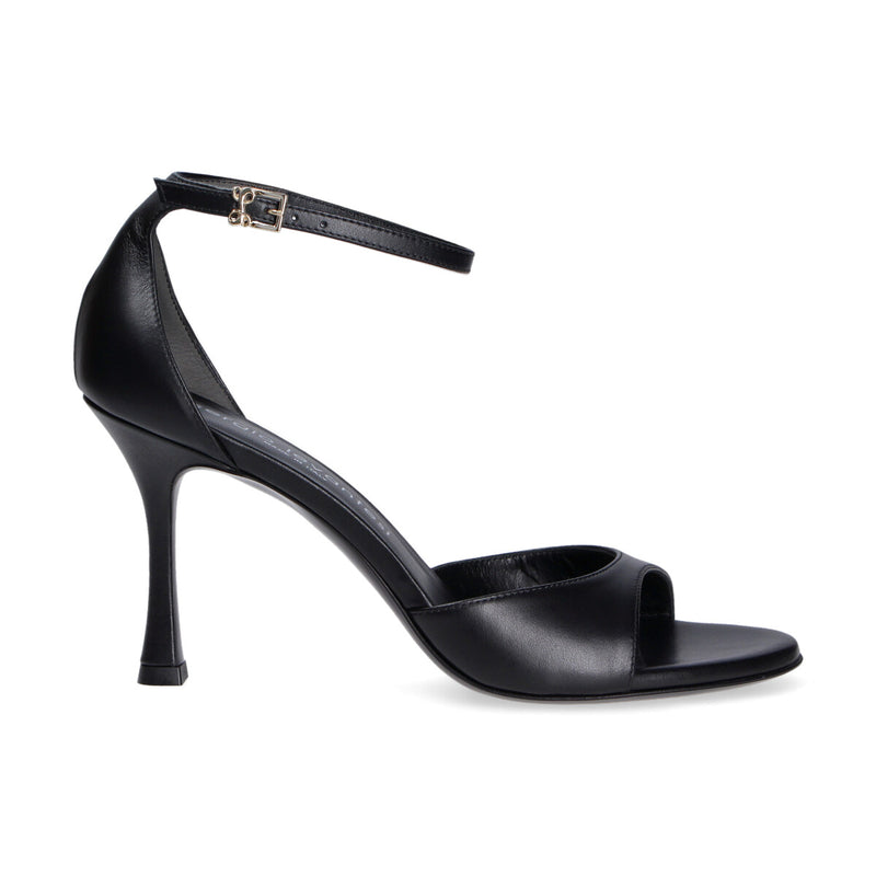 Sergio Levantesi sandalo Hope pelle nera