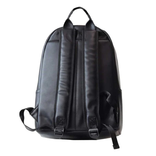 County of Milan zaino in pelle con lupo