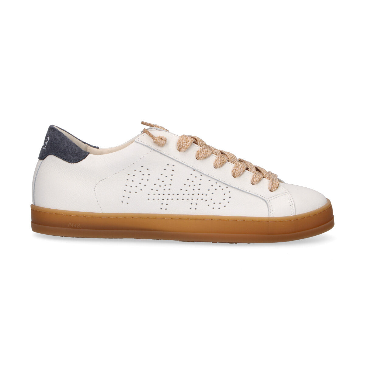 P448 sneaker John pelle bianca