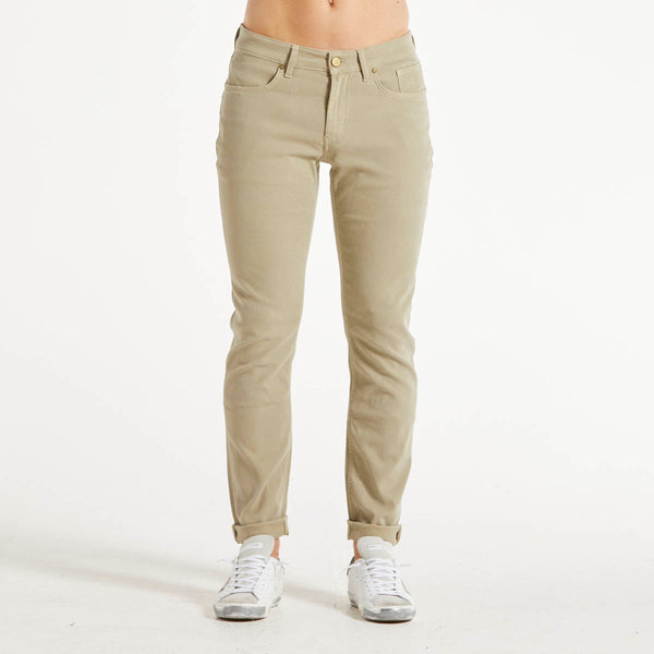 Jeckerson pantalone jordan 5 tasche velluto beige