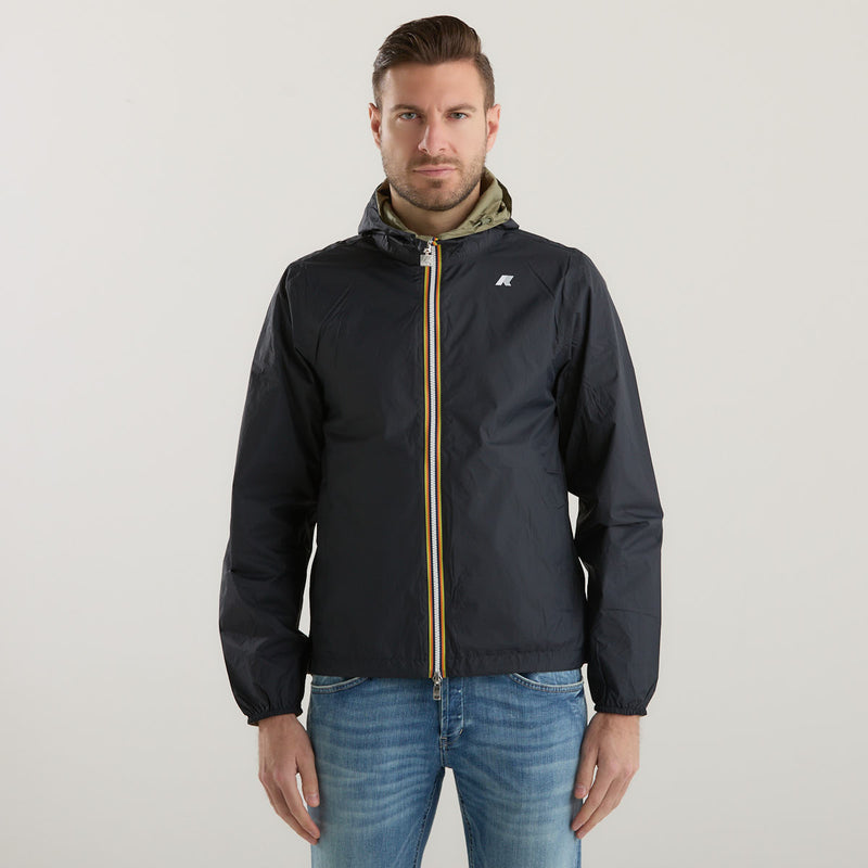 K-way giubbino reversibile blu e verde