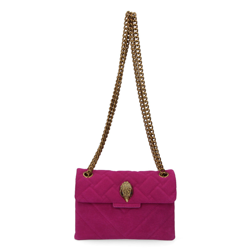 Kurt Geiger borsa Mini Kensington camoscio viola