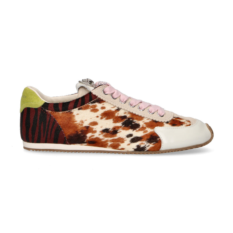 Kurt Geiger sneaker Islington cavallino marrone