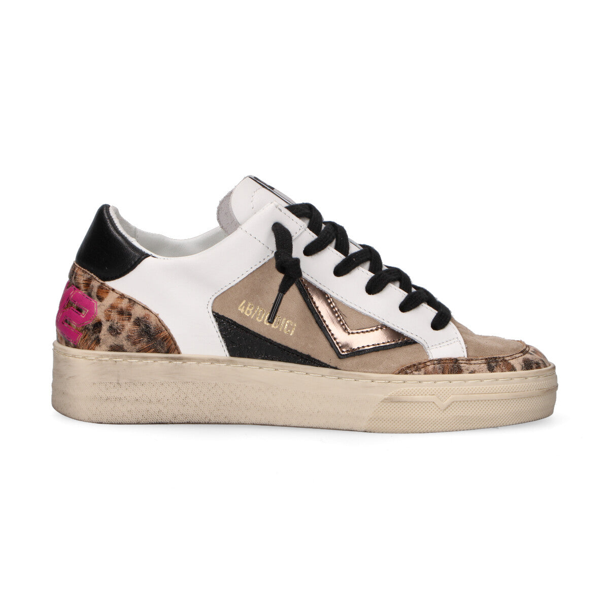 4B12 sneaker Kyle beige maculato