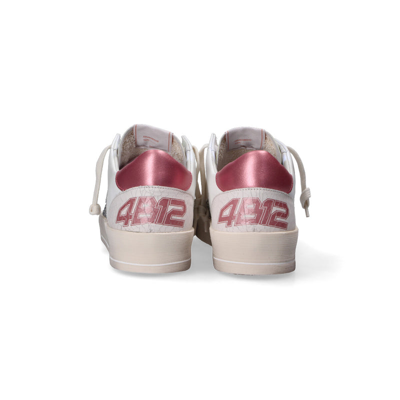 4B12 sneaker Kyle bianco rosa