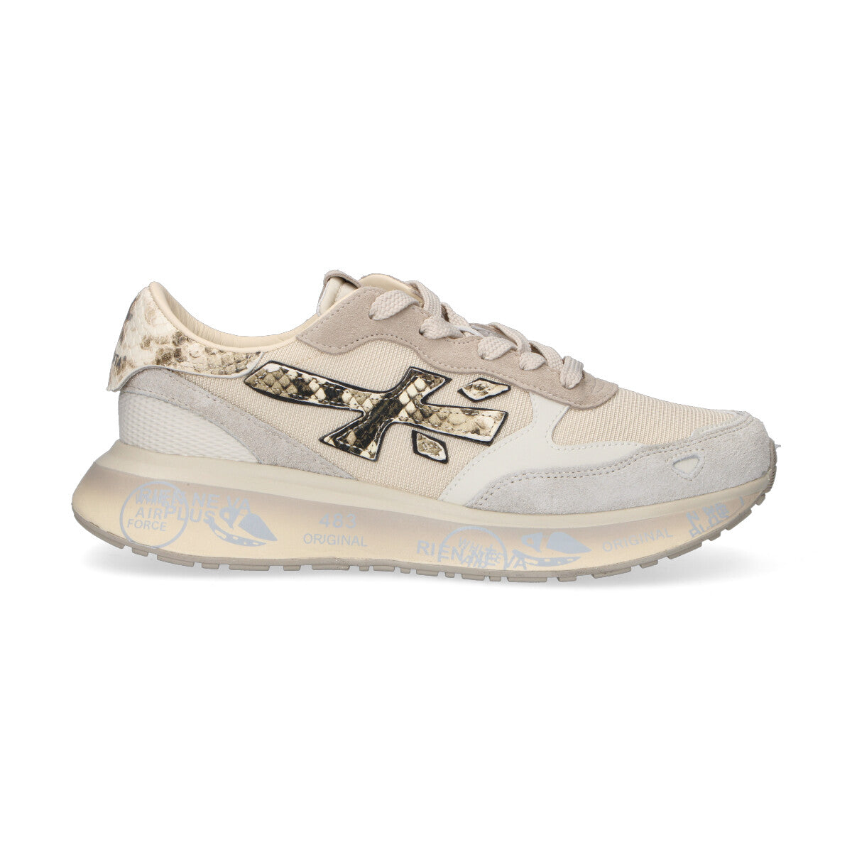 Premiata sneaker Lauryn in nylon beige