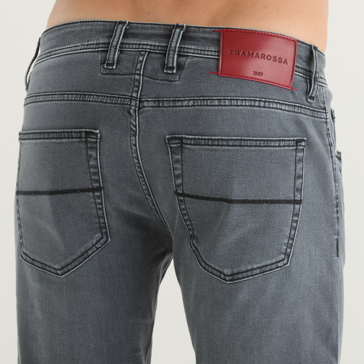 Tramarossa jeans Leonardo denim cotone grigio