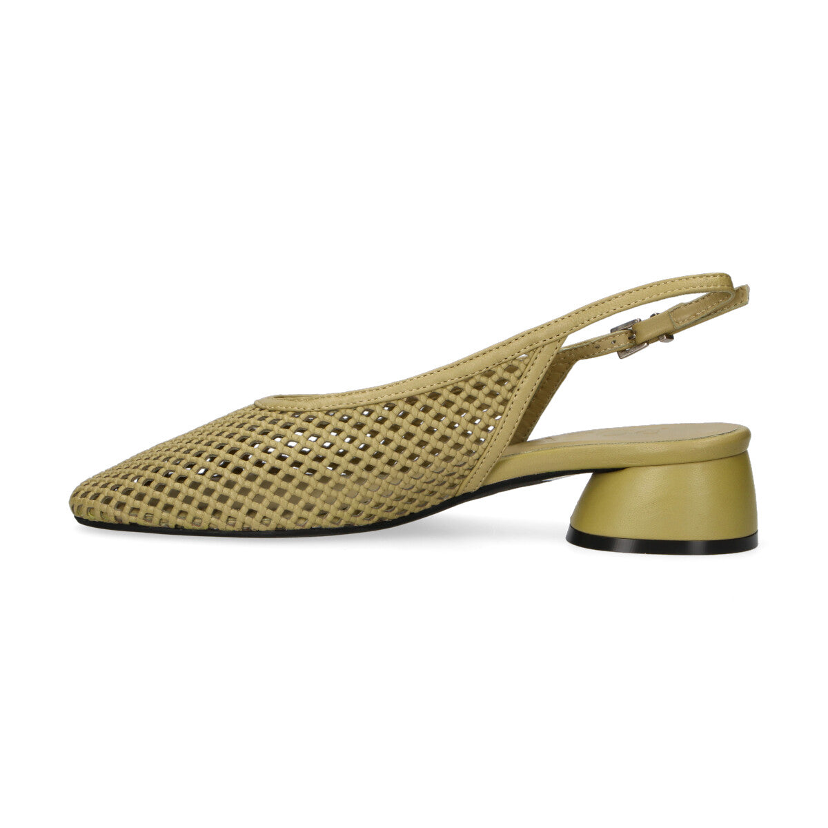 Poeve scarpa chanel Montecarlo traforata verde