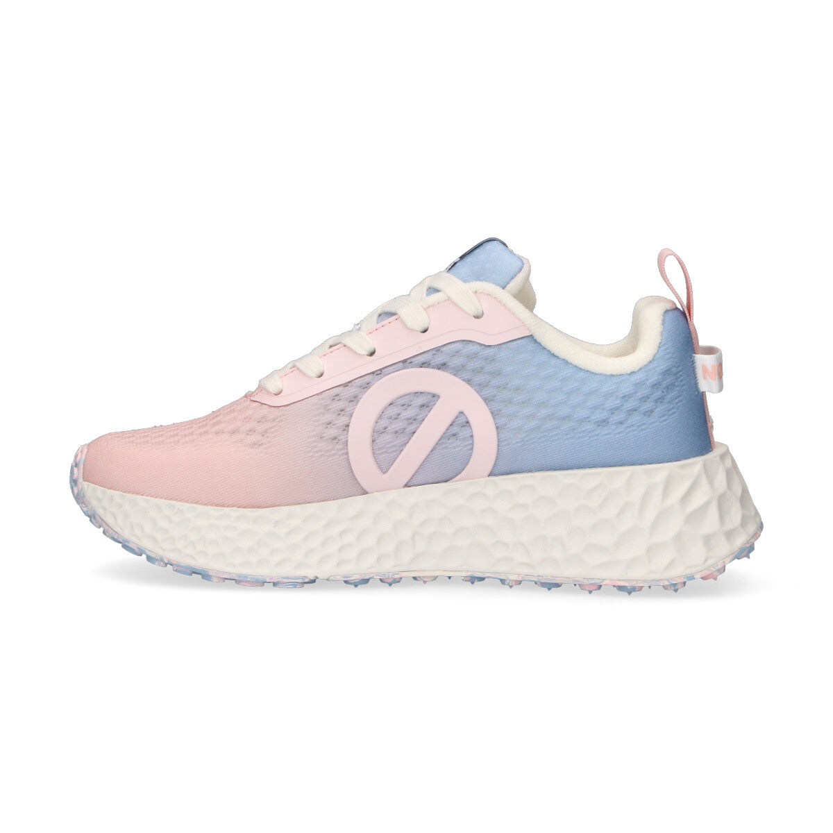 No Name sneaker Carter Fly in nylon rosa azzurra
