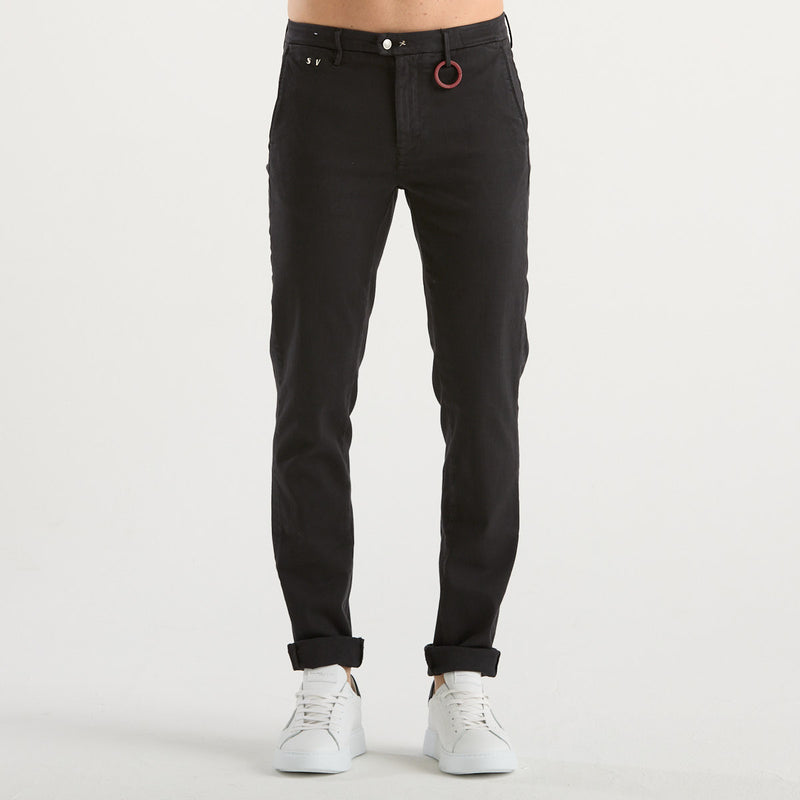 Tramarossa pantalone luis denim jeans nero