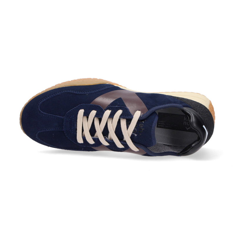 Sneakers KEHNOO vintage camoscio blu