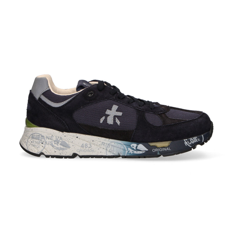 Premiata sneaker Mase camoscio blu