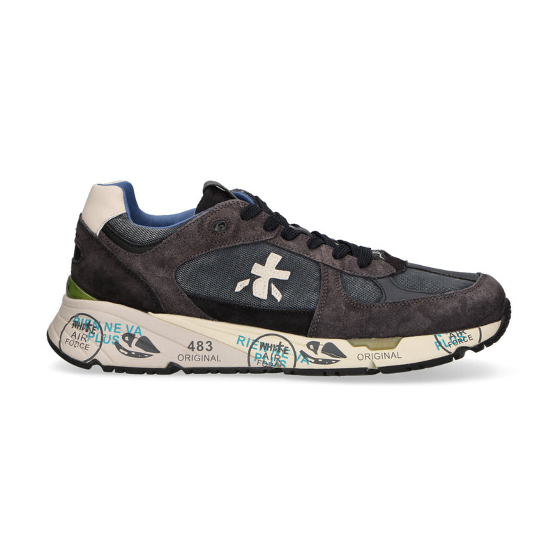 Premiata sneaker Mase camoscio grigio