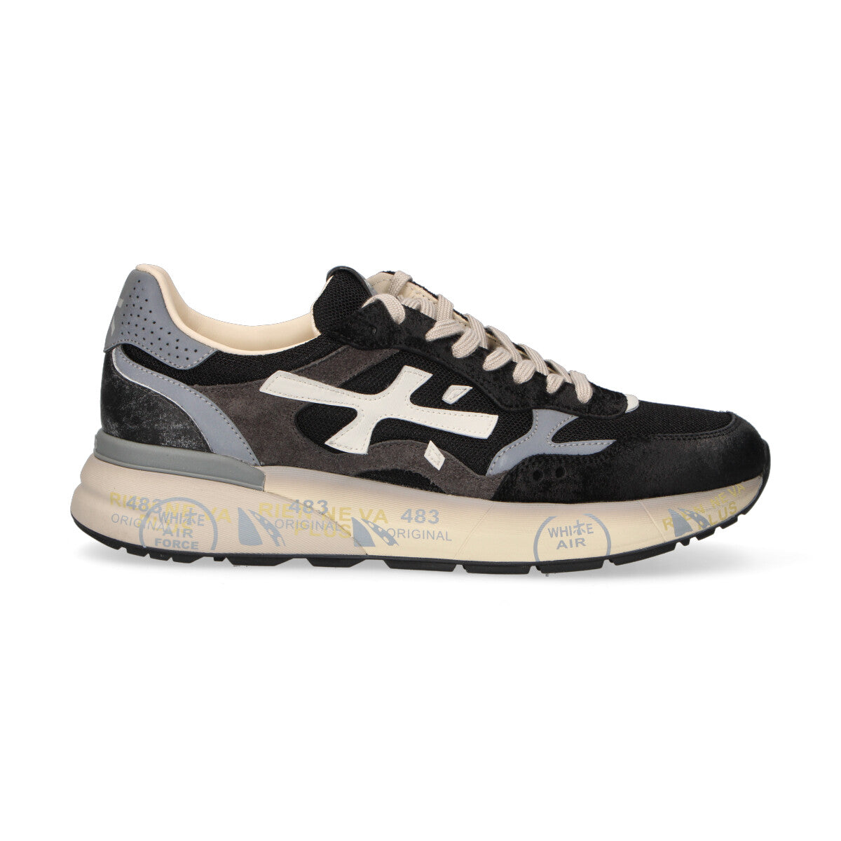 Premiata sneaker Mick in nylon nera