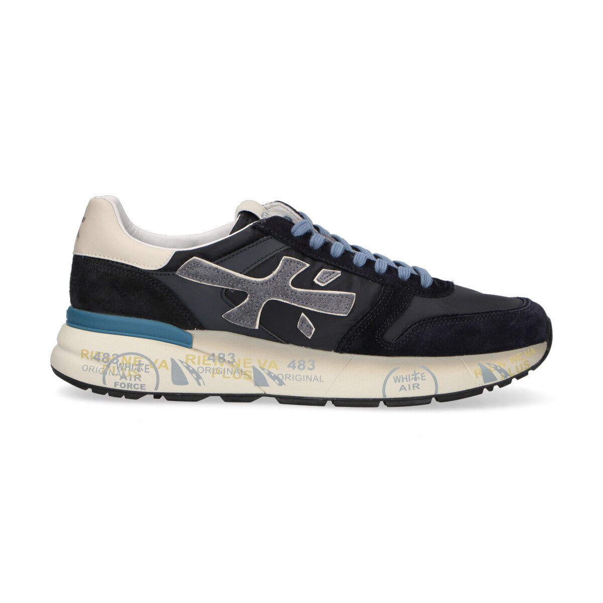 Premiata sneaker Mick camoscio blu
