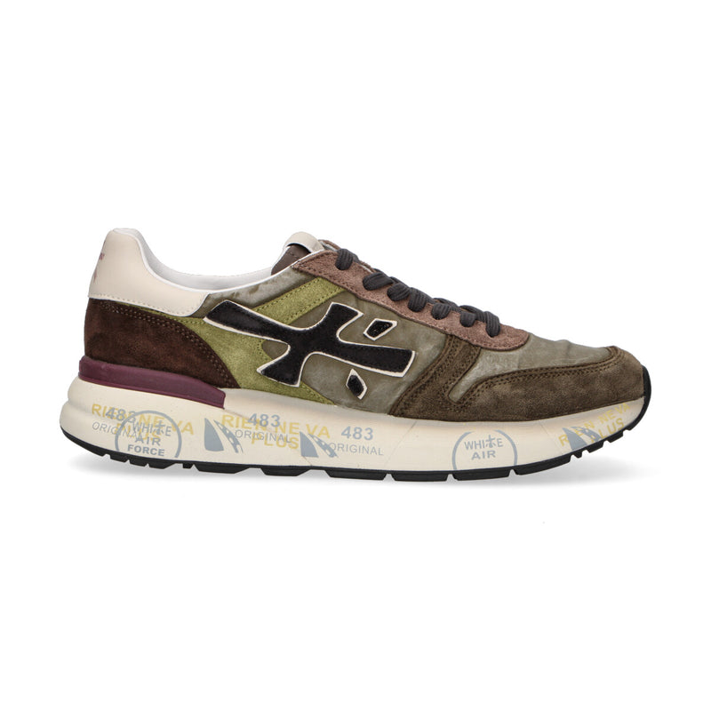 Premiata sneaker Mick camoscio verde