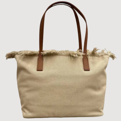 MC2 Saint Barth borsa City frange beige