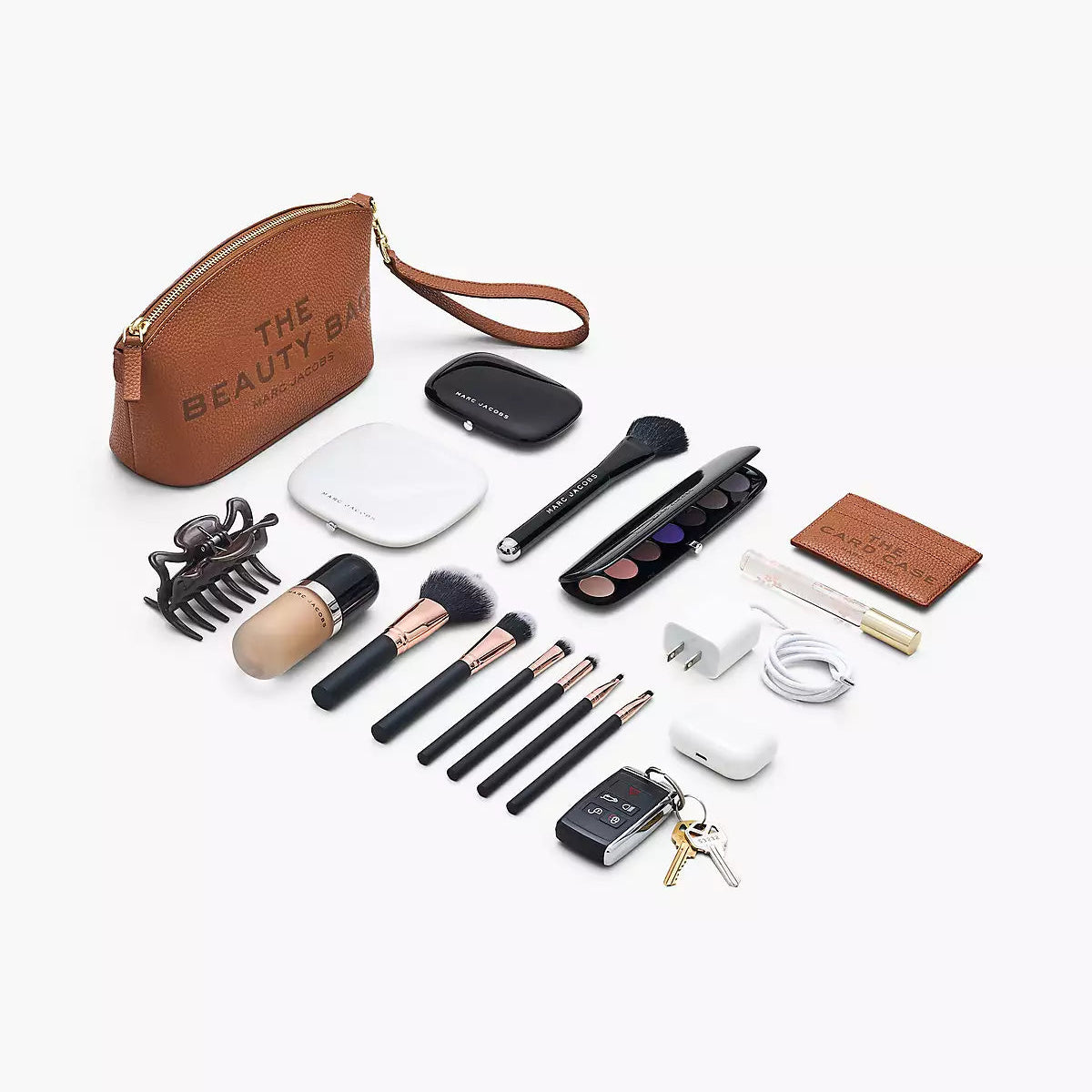 Marc Jacobs The Beauty Bag pelle cuoio