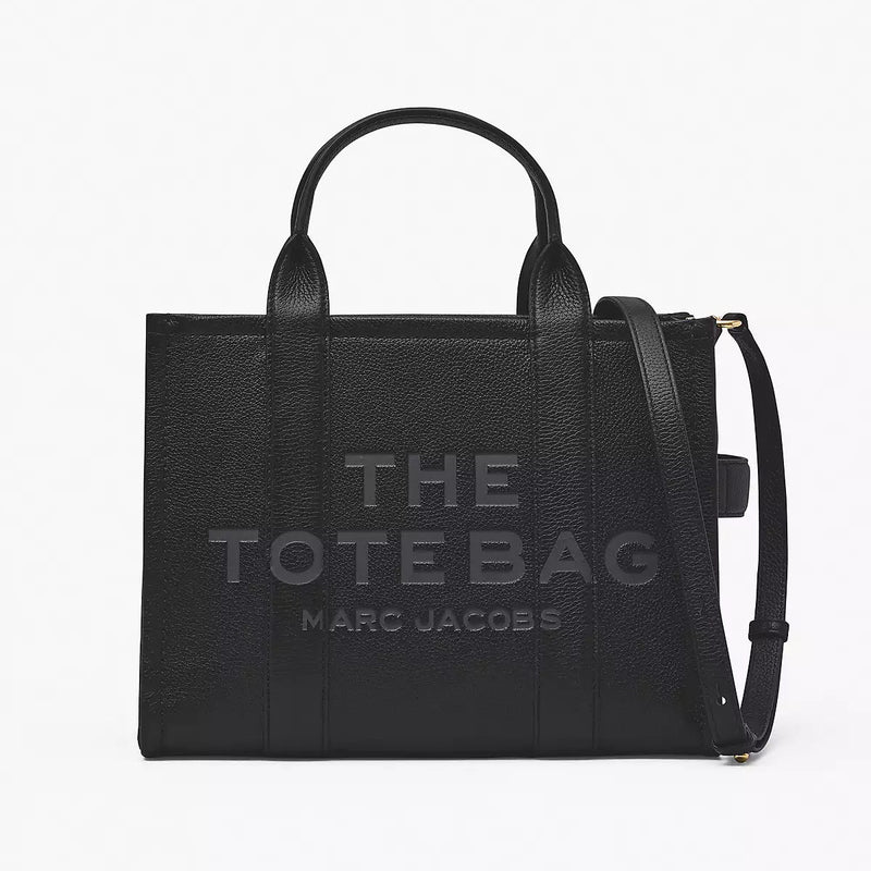 Marc Jacobs The Tote Bag media pelle nera