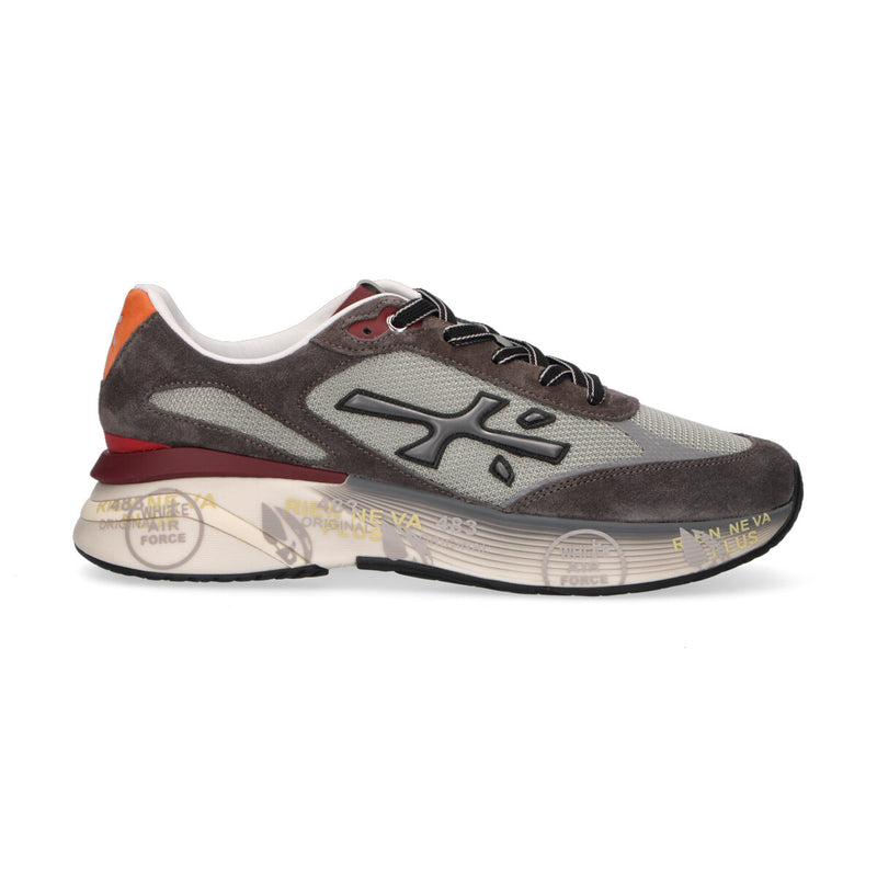 Premiata sneaker Moerun camoscio grigio