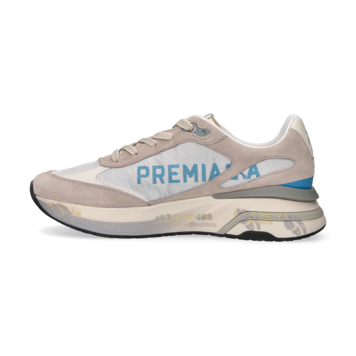 Premiata sneaker Moerun in nylon grigia