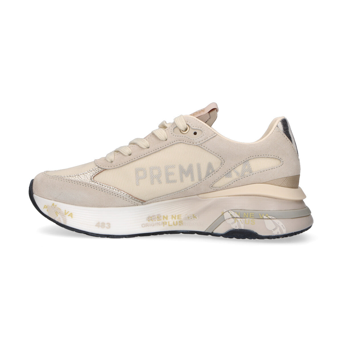 Premiata sneaker Moerund in nylon beige