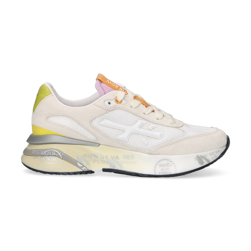 Premiata sneaker Moerund in nylon panna