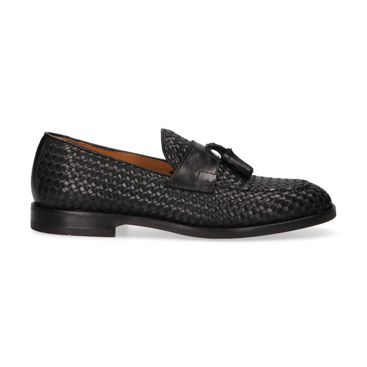 Testoni mocassino in pelle nera