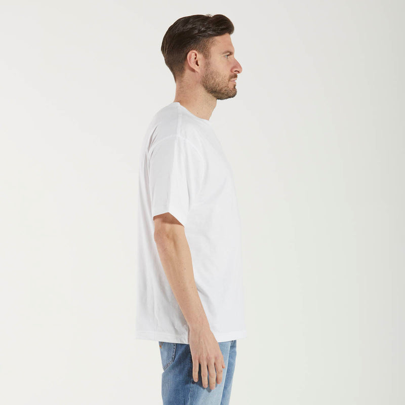 New Balance t-shirt small logo bianca