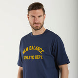 New Balance t-shirt athletic dept. blu