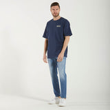New Balance t-shirt athletics,inc. blu