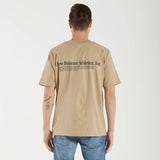 New Balance t-shirt athletics,inc. beige