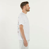 New Balance t-shirt girocollo logo bianca