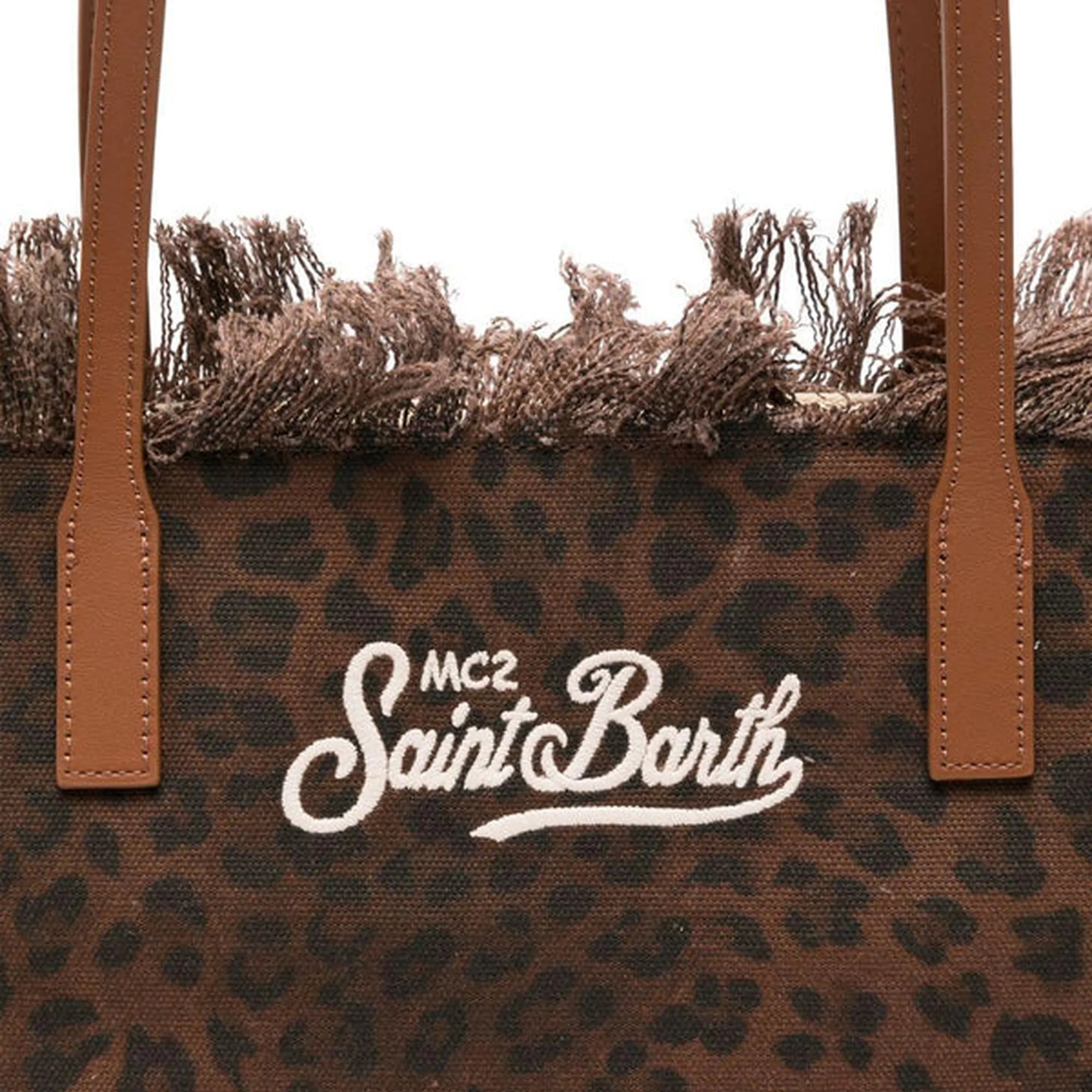 MC2 Saint Barth City media leopard frange