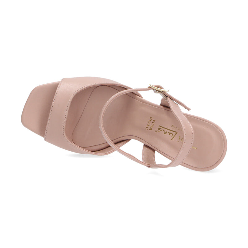 Di Luna sandalo in pelle beige