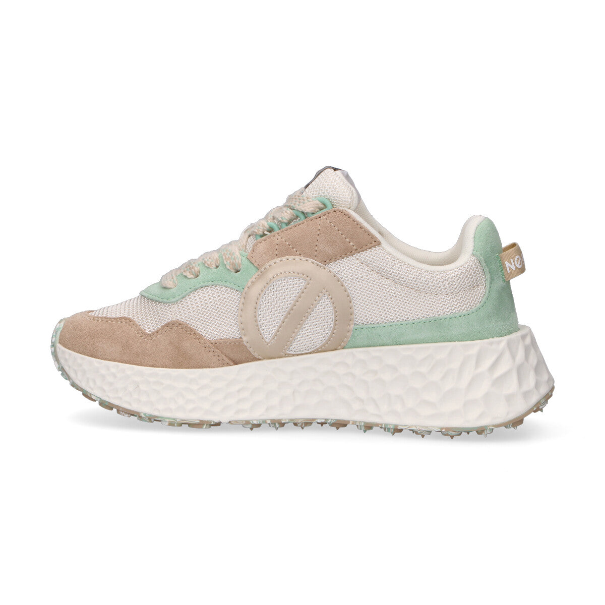 No Name sneaker Carter Jogger nylon panna verde