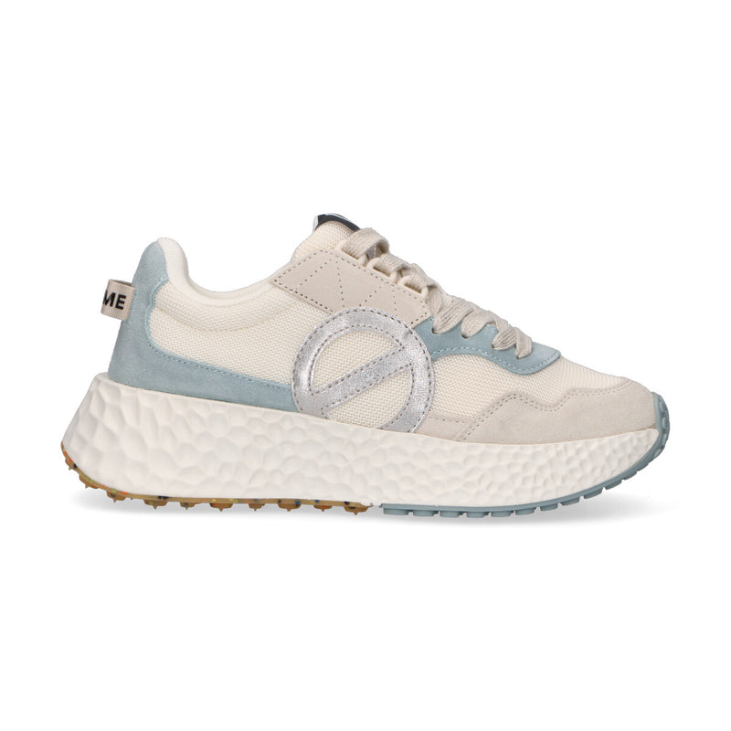 No Name sneaker Carter Jogger in nylon panna