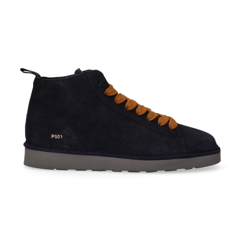 Panchic polacchino Ankle boot camoscio blu